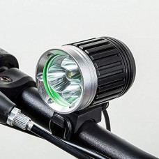 Daeou Bicycle Lights USB Charge Mountain Bike Front Light  Strong Light Flashlight Waterproof and Shockproof Night Riding Equipment 3 Stars - B07GPSH5QL